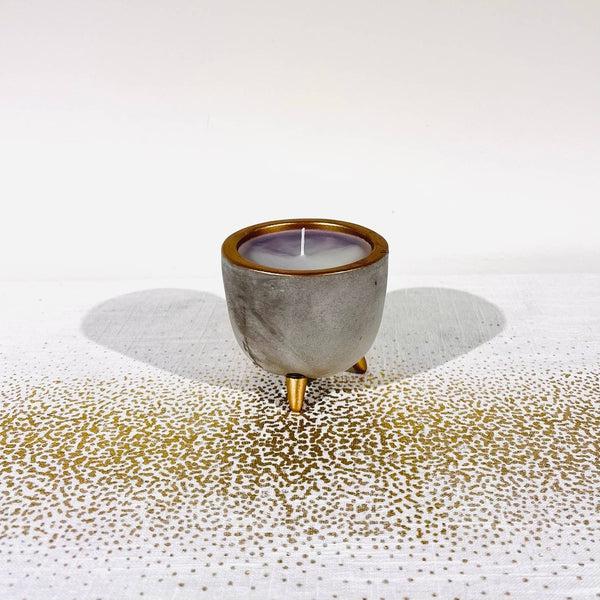 Concrete Copper Candle / Flowerpot - Small