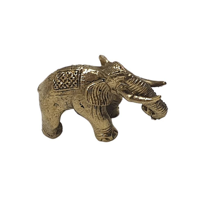 Elephant - Miniature Brass Figurine
