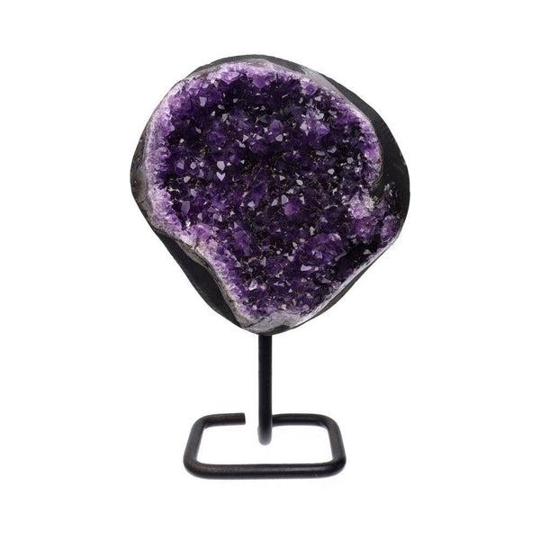 Large Amethyst Specimen on Stand