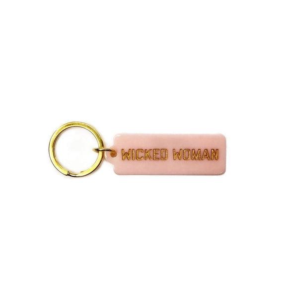 Wicked Women Rectangle Keytag