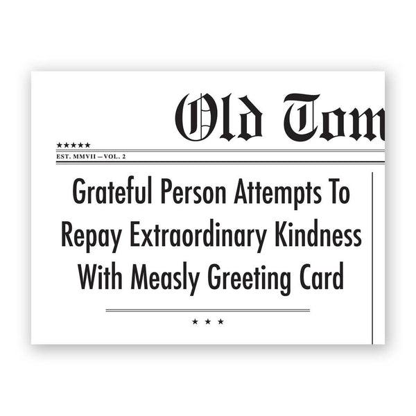 Grateful Person Card