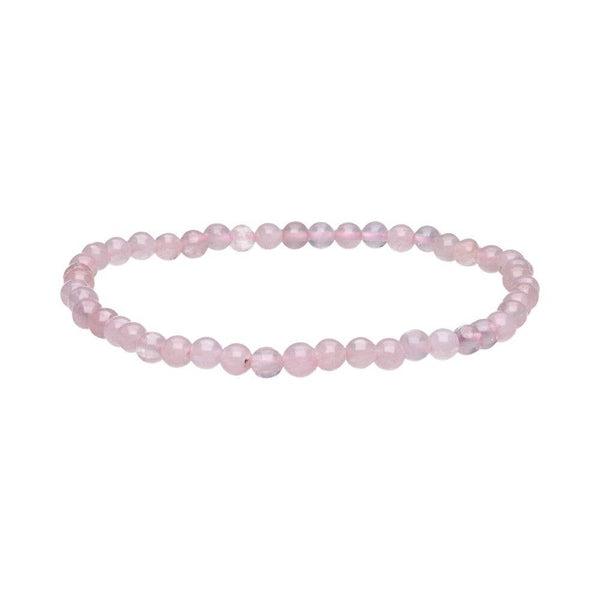 Gemstone Beaded Bracelet - Rose Quartz