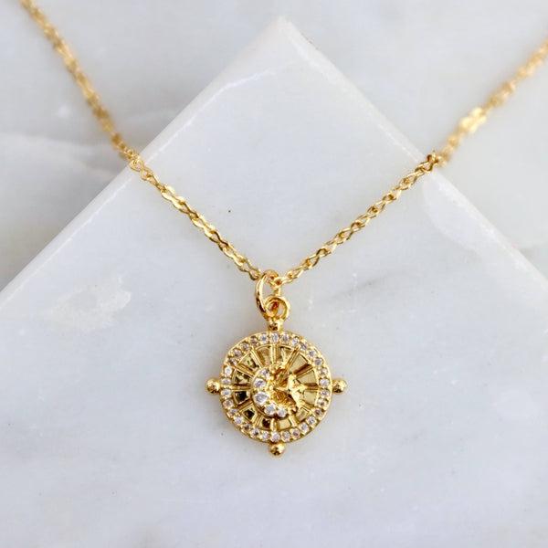 Moon Coin Pendant