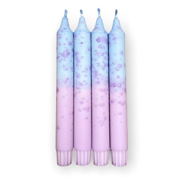 Confetti Candle - Blue & Purple