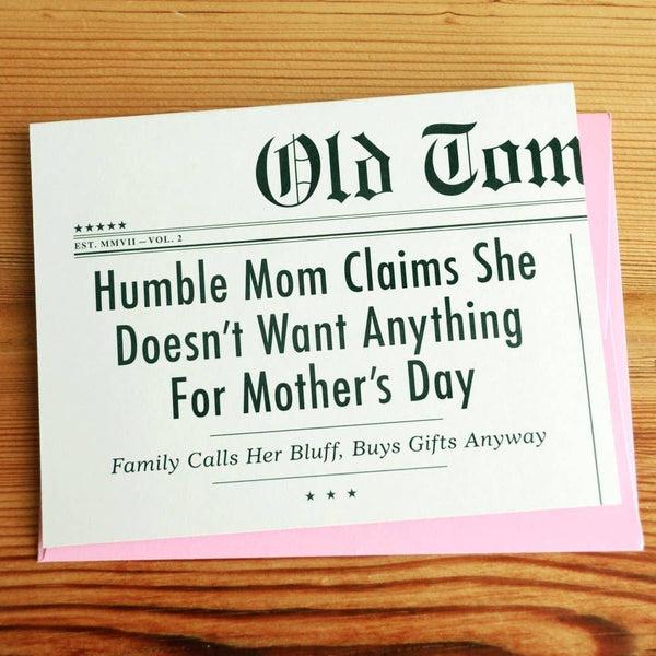 Humble Mom Mother's Day Card