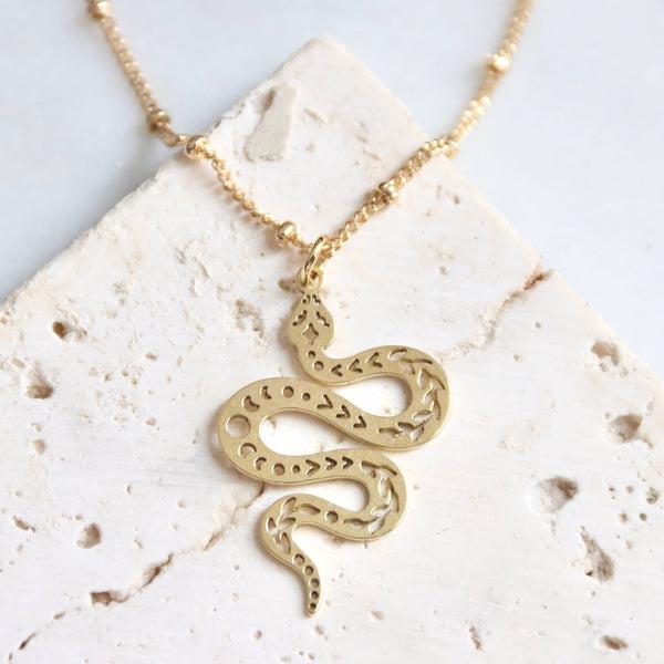 Moon Snake Pendant