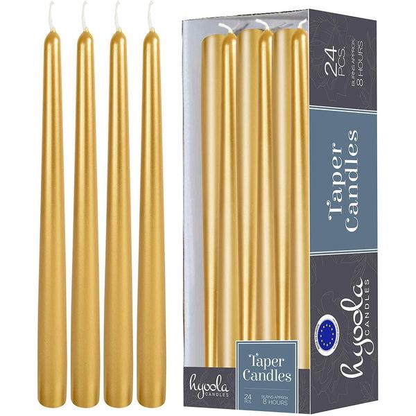 Gold Taper Candle
