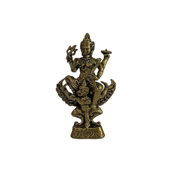 Vishnu - Miniature Brass Figurine