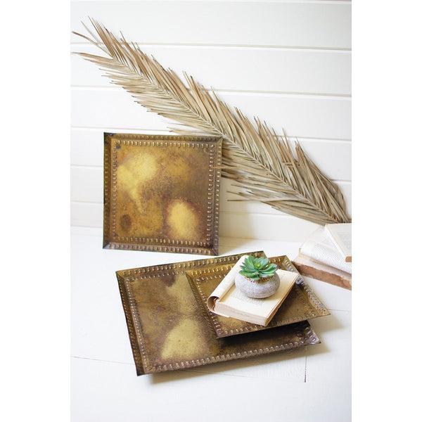 Antique Brass Tray