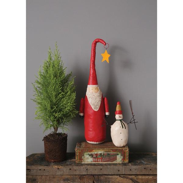 Hand-Painted Star Gazer Santa