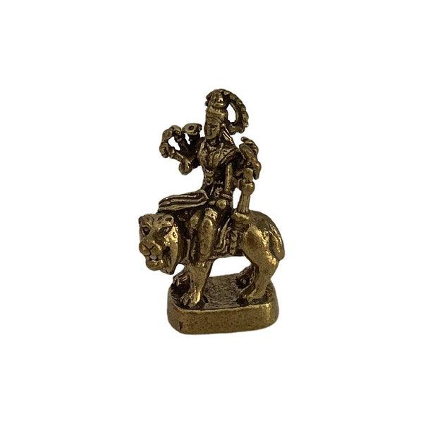 Durga - Miniature Brass Figurine