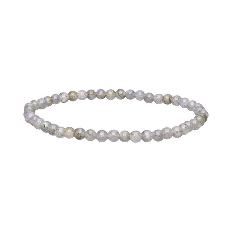 Gemstone Beaded Bracelet - Labradorite