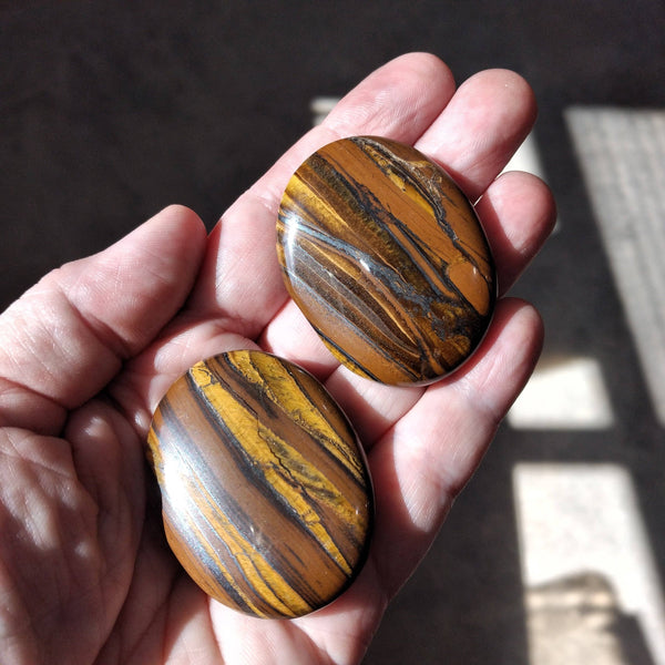 Tiger Iron Worry Stone