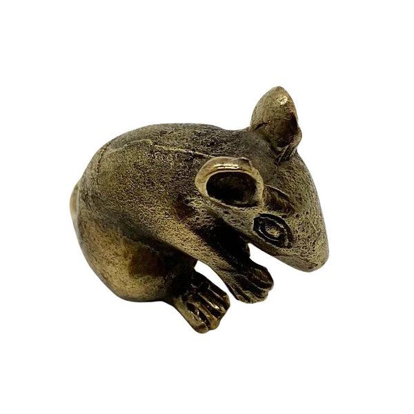 Mouse - Miniature Brass Figurine