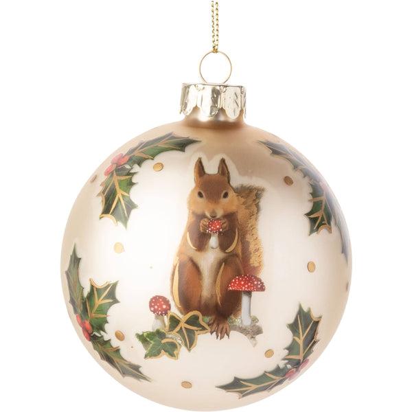 Squirrel Ball Ornament