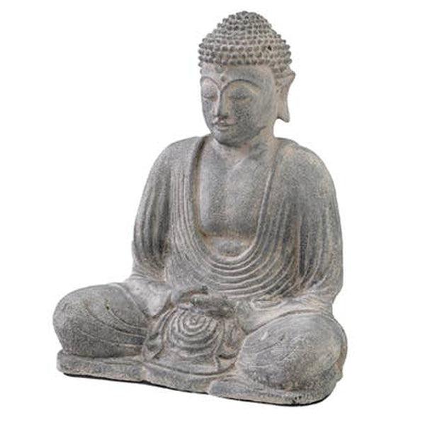 12" Large Lotus Buddha *Gray*