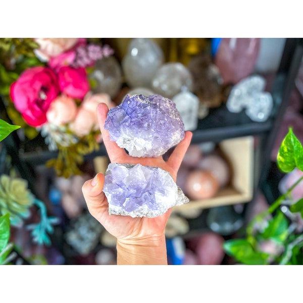 Purple Cubic Fluorite Specimen