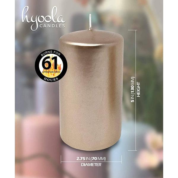 Copper Pillar Candle 2.75 x 5"