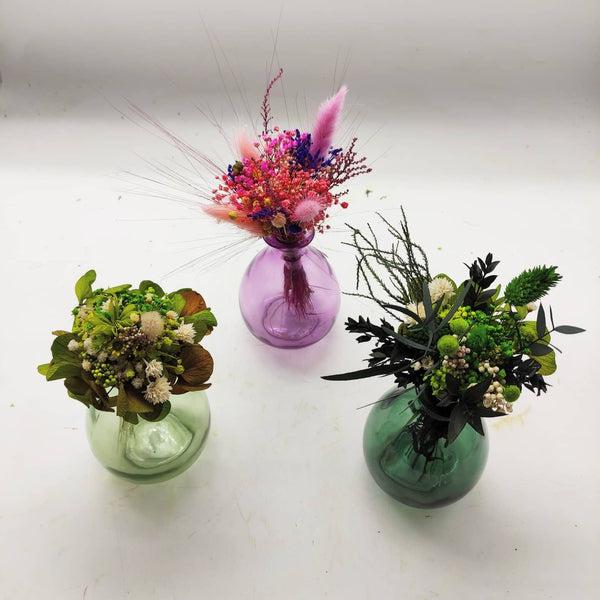 Verrine Bombée à Fleurs