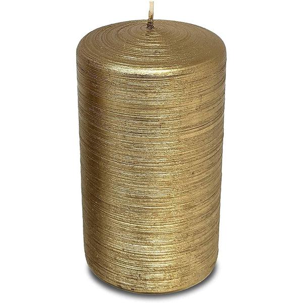 Spun Gold Candle 2.75" x 5"