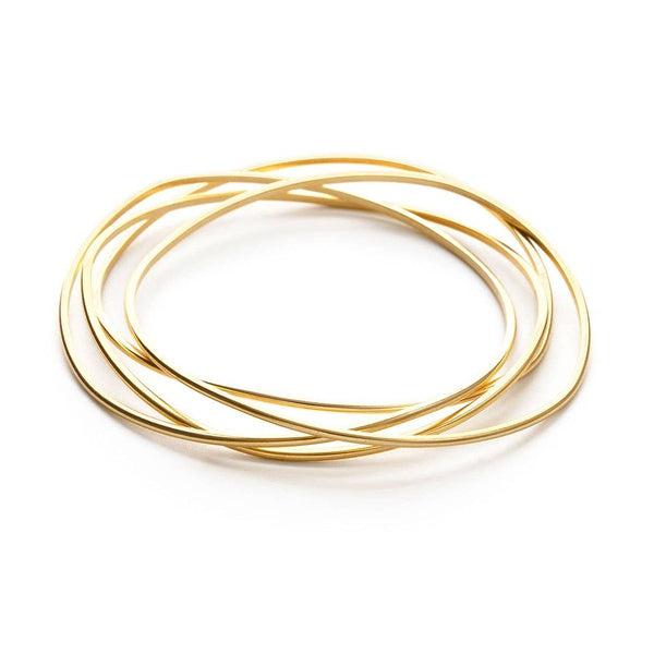 Golden Wave Bangle