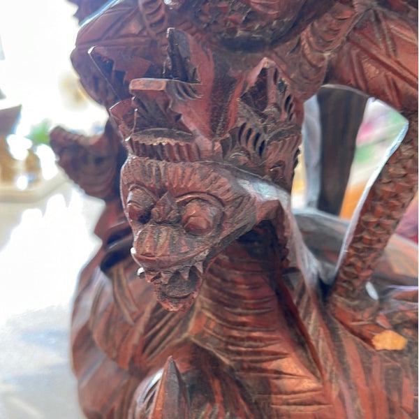 Lord Vishnu Astride Garuda - 18.5”