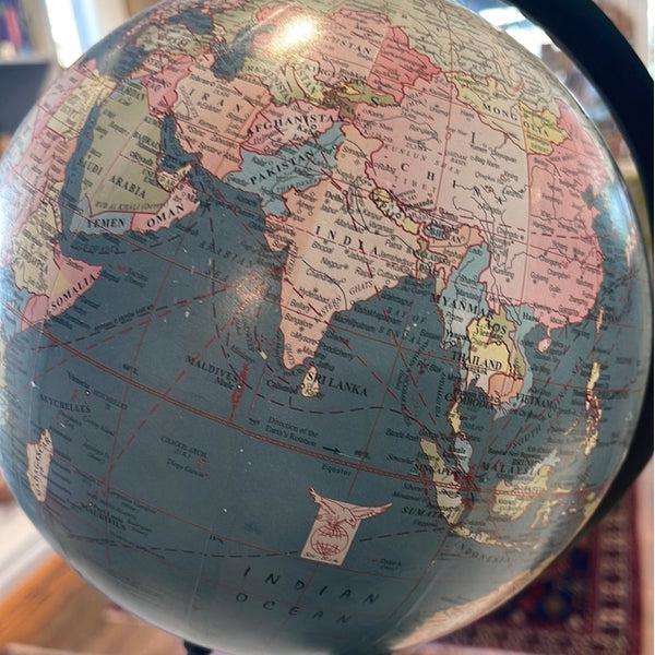 Very Cool 8” Diameter globe - 1990s