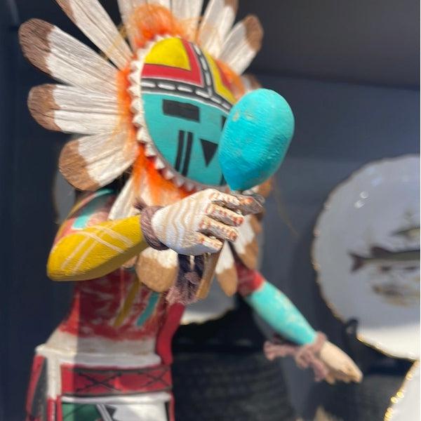 Native American Zuni Sunface Kachina Dancer