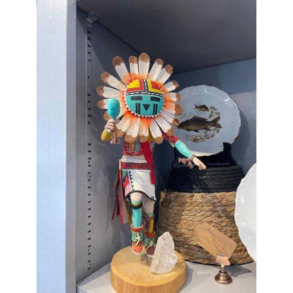 Native American Zuni Sunface Kachina Dancer