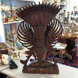 Lord Vishnu Astride Garuda - 18.5”