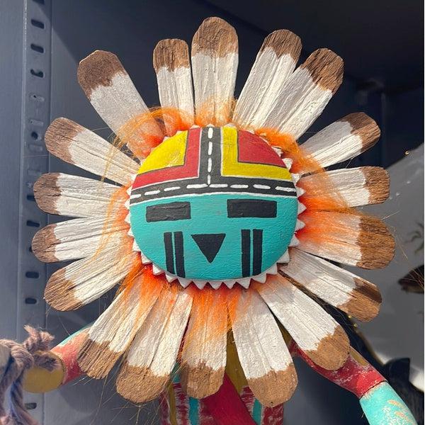 Native American Zuni Sunface Kachina Dancer