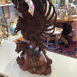 Lord Vishnu Astride Garuda - 18.5”