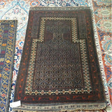 Persian Balouch Prayer Rug - 32” x 54”