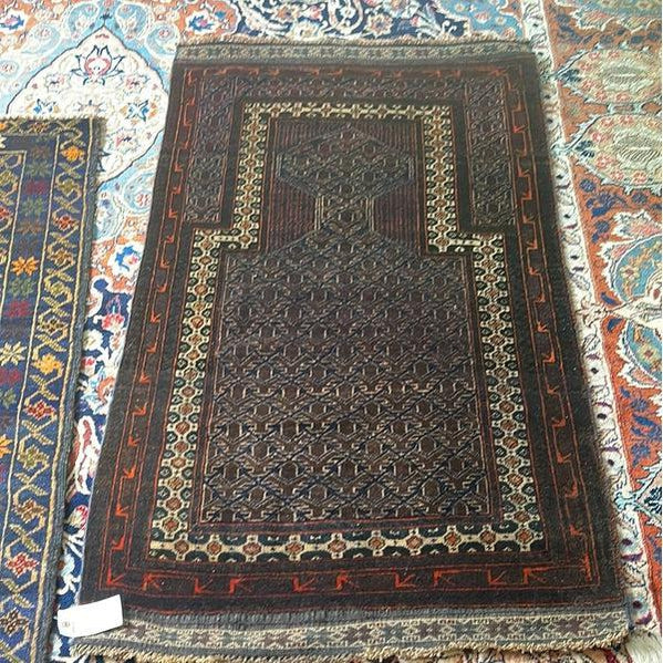Persian Balouch Prayer Rug - 32” x 54”