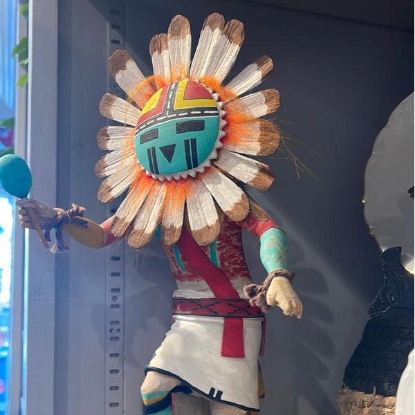 Native American Zuni Sunface Kachina Dancer