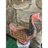 Burmese Swan 1 - Hand Carved and Painted