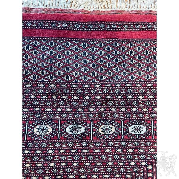 Uzbek Bokhara Area Rug  - 98” x 127” - Signed