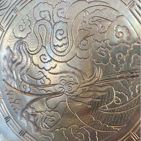 Chinese Brass Plate