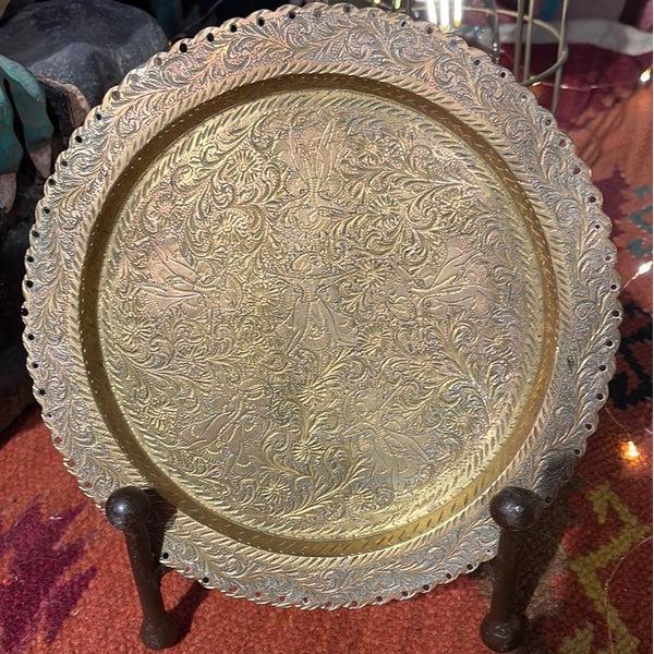 Intricate Brass Plate