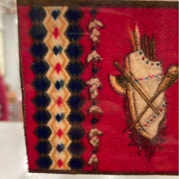 Special Antique Tobacco Flannel - Tribal Pattern