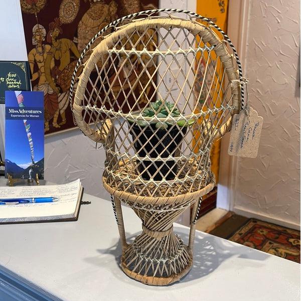 Peacock Chair Plant Stand