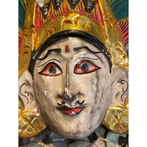 Antique Figural Kempeng Lamak - Balinese Temple Hanging