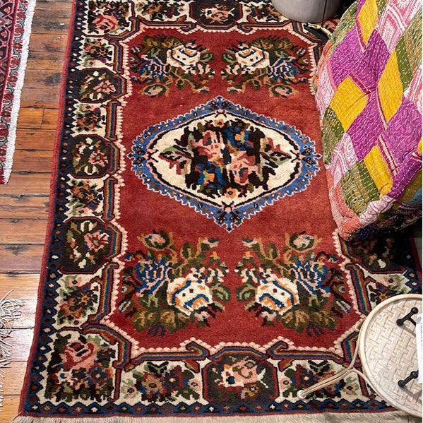 Hand Knotted Scatter Rug