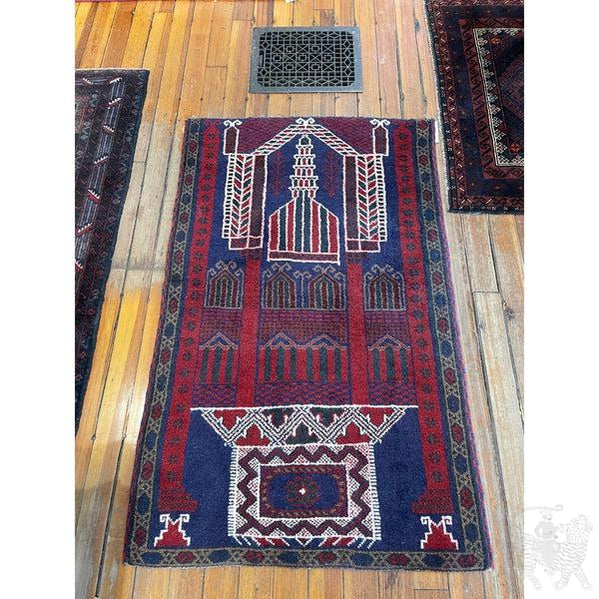 Prayer Rug - 3' x 5' - Architectural - Türkiye