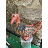 Burmese Swan 1 - Hand Carved and Painted