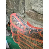 Burmese Swan 1 - Hand Carved and Painted