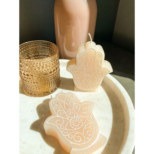Hamsa Hand Candle