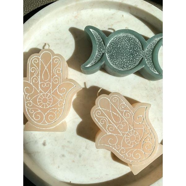 Hamsa Hand Candle