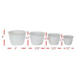 Set of 4 Axl Planters