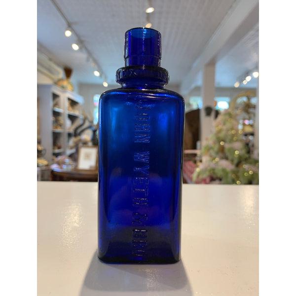 John Wyeth & Bro Cobalt Bottle